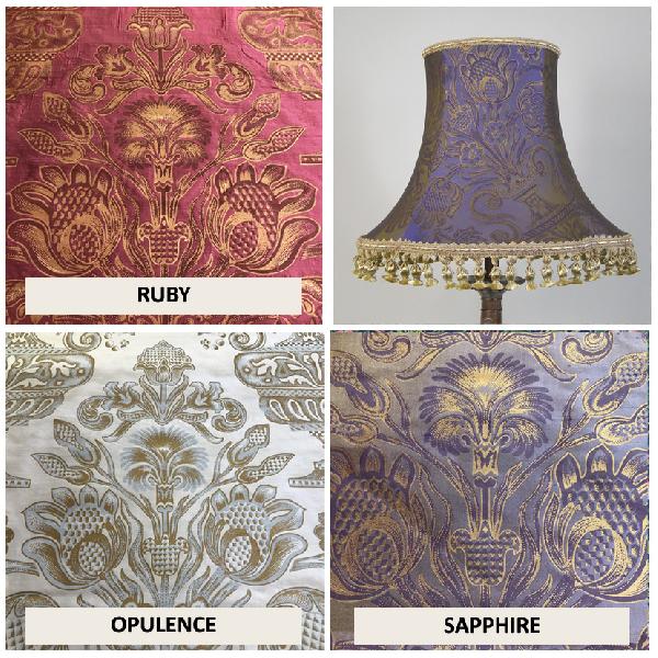 Lotus Lampshades fabrics