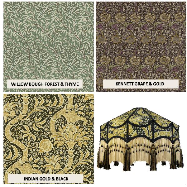 Lotus Lampshades fabrics